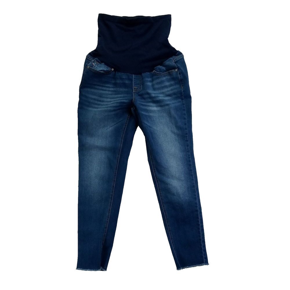 Vigoss Maternity Jeans Womens 30 Stretch Denim Cotton Blend Blue